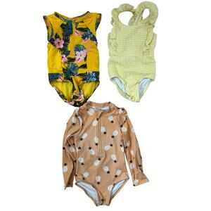 2T Toddler Girl Swimsuit Bundle